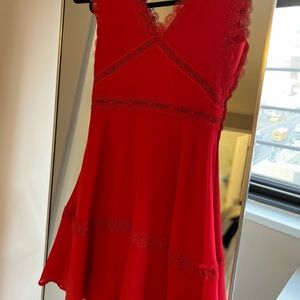 The Kooples red cocktail dress